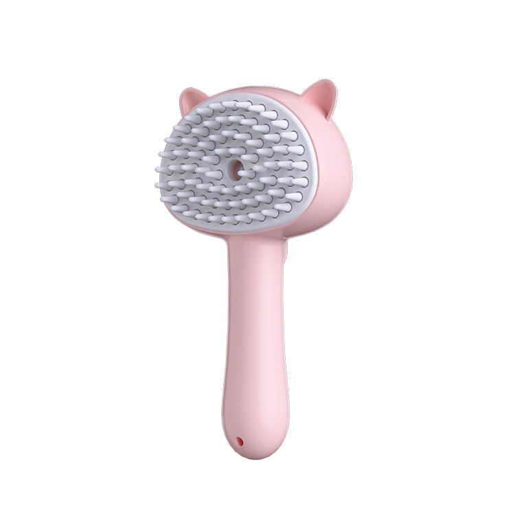 Black Reef Mist Brush — Cat Grooming Brush with Built-In Water Mist
