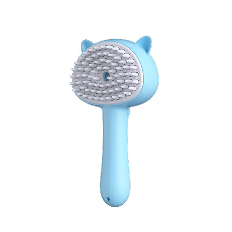 Black Reef Mist Brush — Cat Grooming Brush with Built-In Water Mist