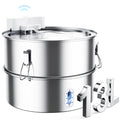 Black Reef AquaReef 13L wireless filtered dog water fountain stainless steel