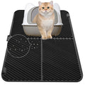 Black Reef LitterGuard XL large waterproof cat litter trapping mat in black 80x60cm