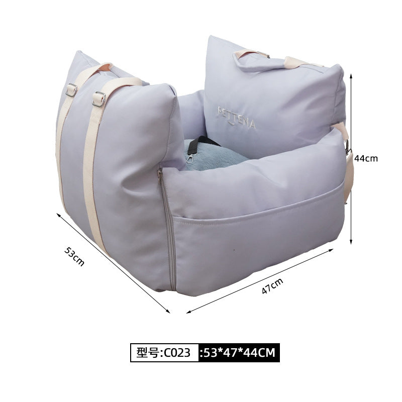 Black Reef Drive & Rest — Washable Car & Home Pet Travel Bed