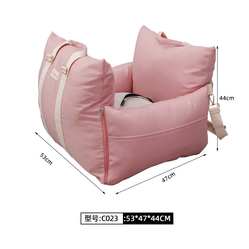 Black Reef Drive & Rest — Washable Car & Home Pet Travel Bed