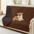 CloudGuard waterproof pet blanket reversible sofa and bed cover in brown