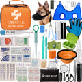 ReefAid Pro first aid and grooming kit complete pet emergency kit in red bag