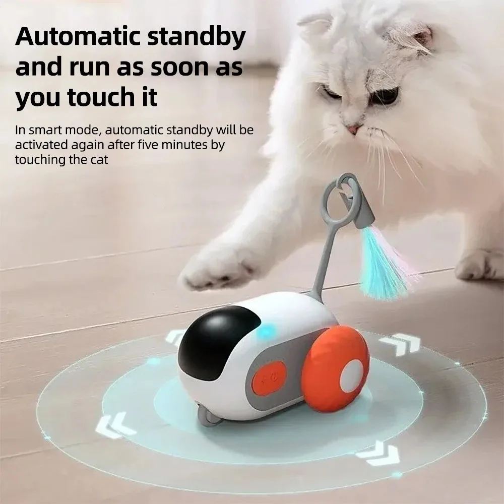 Black Reef Chase Car — Smart RC Interactive Cat Toy
