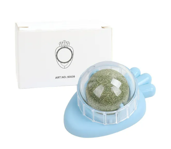 Black Reef Mint Roller — Catnip-Scented Rotating Cat Toy