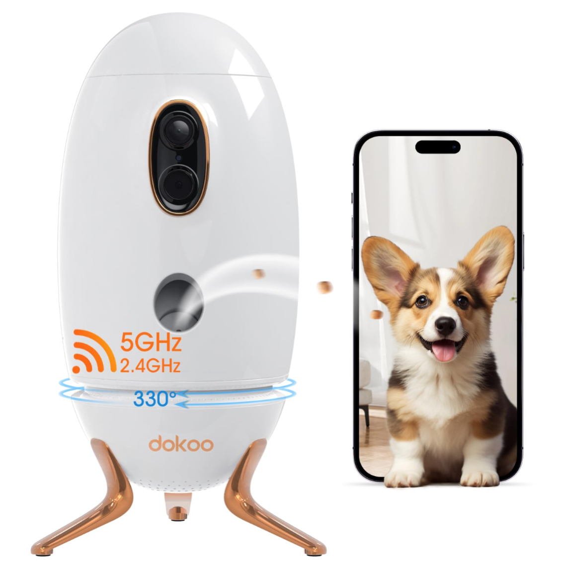 The Smart Pet Pack — WatchPaw 2K Camera + TrackTail GPS + SpeakEasy Pro 16-Button Set