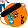 ReefLine 100ft waterproof recall training lead weatherproof long line in orange