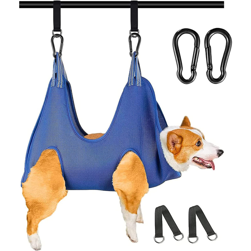 Black Reef Calm Sling — Pet Grooming Hammock for Stress-Free Nail Trims - BLACK REEF PETS