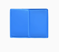 Black Reef Cool Pad self-cooling gel mat in blue large size on timber floor
