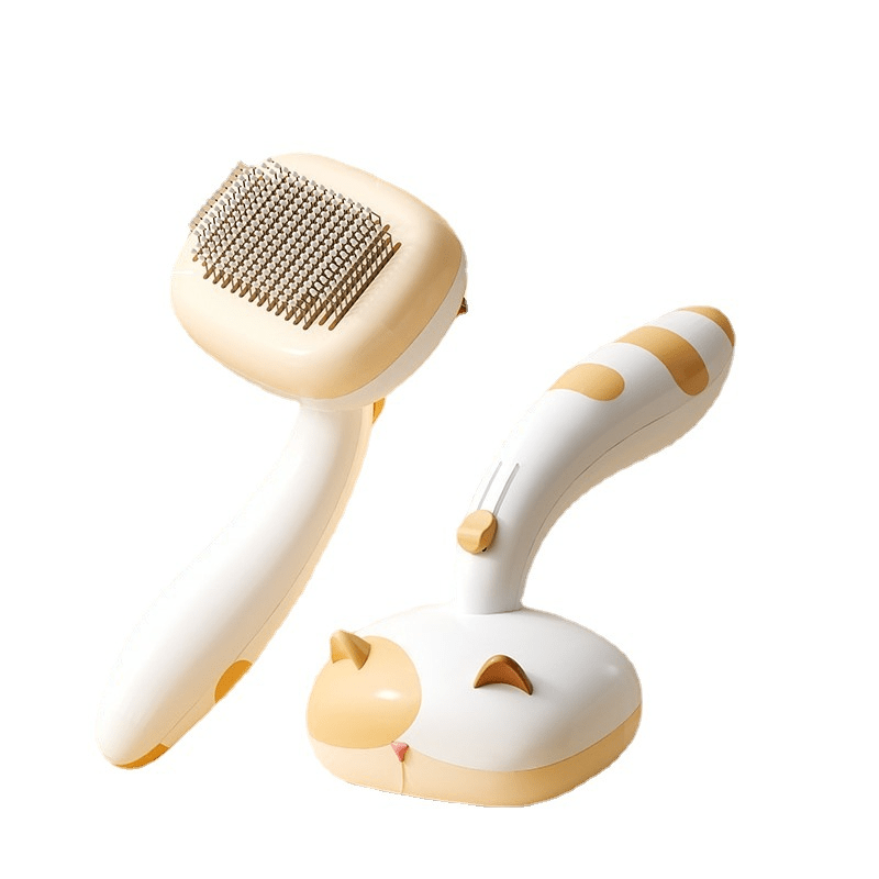 Black Reef Detangle Comb dual-sided showing wide and fine tooth grooming sides