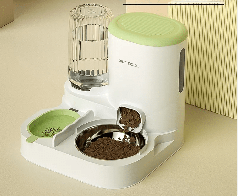 Black Reef Duo Bowl — Stainless Steel Cat Feeder & Water Fountain - BLACK REEF PETS