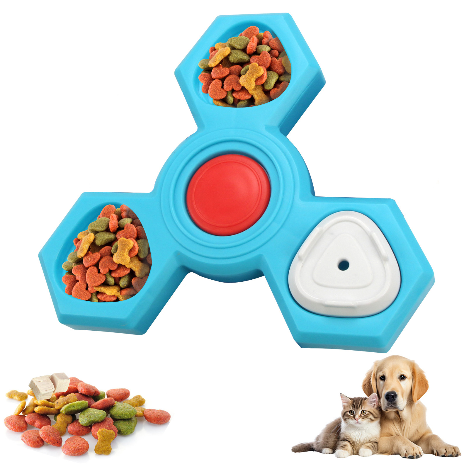 Black Reef Mind Feeder interactive IQ treat puzzle toy in black Level 1 beginner