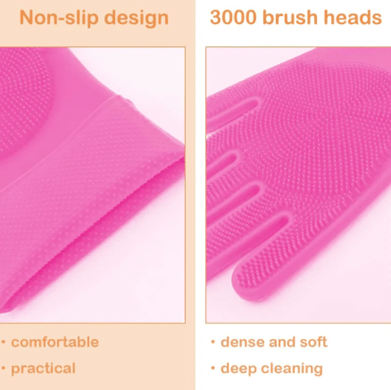 Black Reef Groom Gloves — Five-Finger Silicone Deshedding Pet Grooming Gloves - BLACK REEF PETS