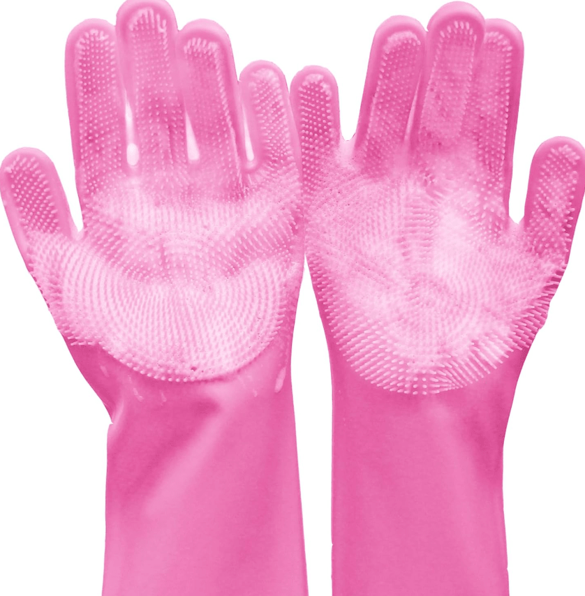 Black Reef Groom Gloves — Five-Finger Silicone Deshedding Pet Grooming Gloves - BLACK REEF PETS
