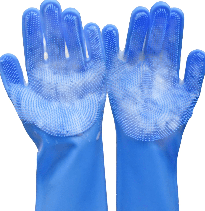 Black Reef Groom Gloves — Five-Finger Silicone Deshedding Pet Grooming Gloves - BLACK REEF PETS
