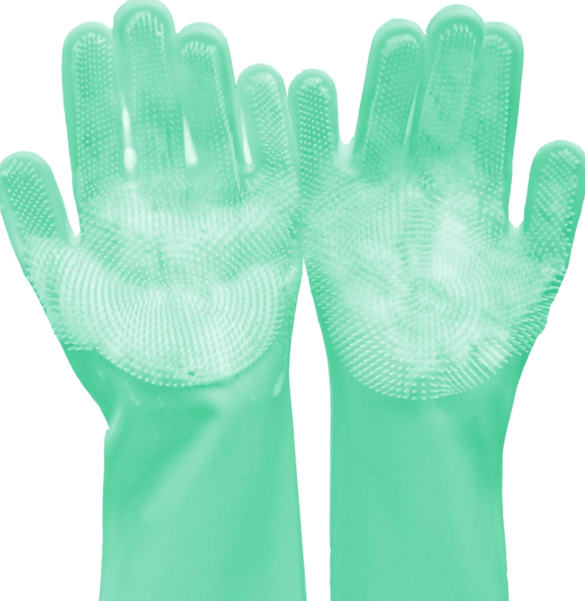 Black Reef Groom Gloves — Five-Finger Silicone Deshedding Pet Grooming Gloves - BLACK REEF PETS