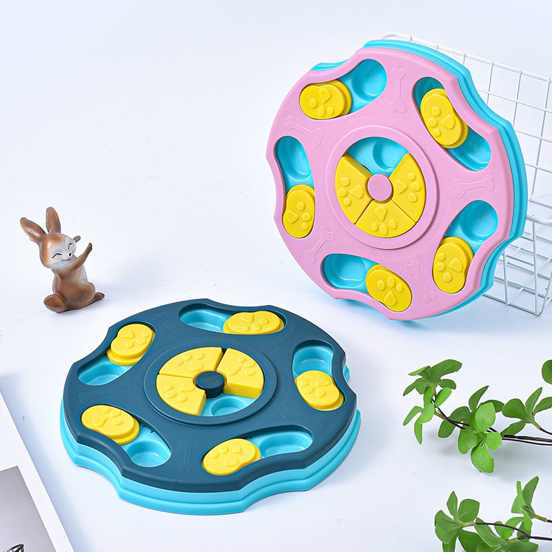 Black Reef IQ Spinner — Multi-Level Interactive Treat Puzzle Toy for Dogs - BLACK REEF PETS