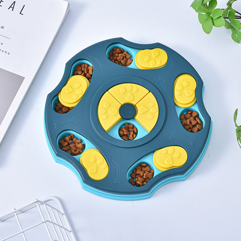 Black Reef IQ Spinner — Multi-Level Interactive Treat Puzzle Toy for Dogs - BLACK REEF PETS