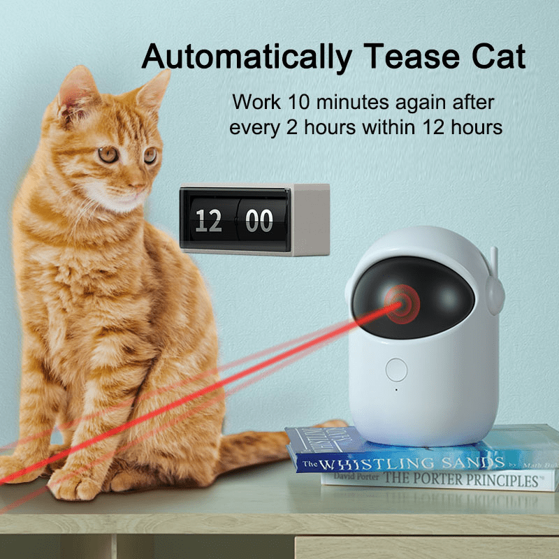Black Reef Laser Station — Automatic 3-Mode Laser Cat Toy - BLACK REEF PETS