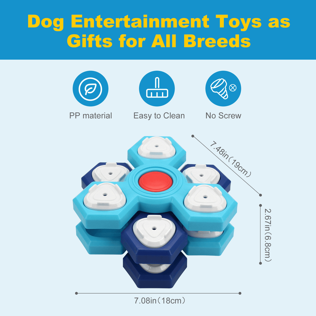 Black Reef Mind Feeder — Interactive IQ Treat Puzzle Toy for Dogs - BLACK REEF PETS