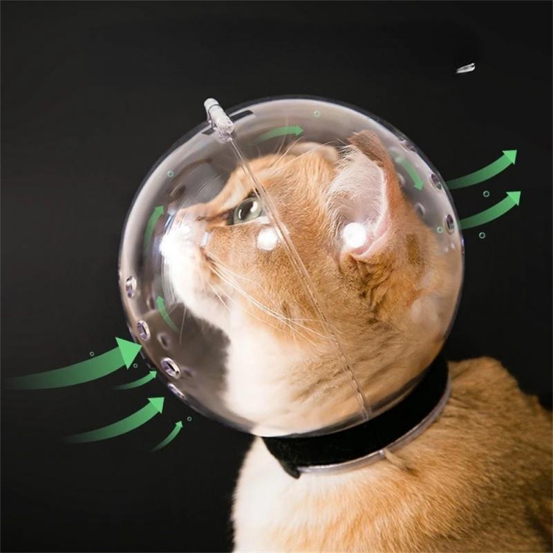Black Reef SafeHood — Transparent Anti-Bite Cat Grooming Mask - BLACK REEF PETS