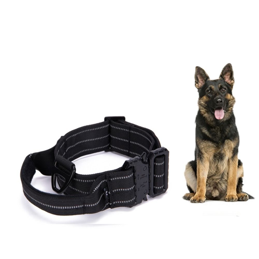 Black Reef Tactical Dog Harness, Collar & Leash Set — Reflective Military Grade - BLACK REEF PETS