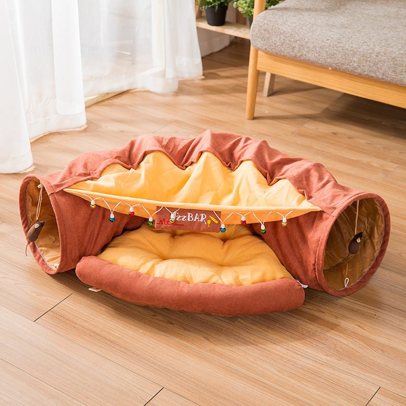 Black Reef Tunnel House — Cat Tent, Tunnel & Nest Set - BLACK REEF PETS