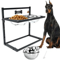 MastReef large breed elevated bowl station adjustable height 3L stainless steel