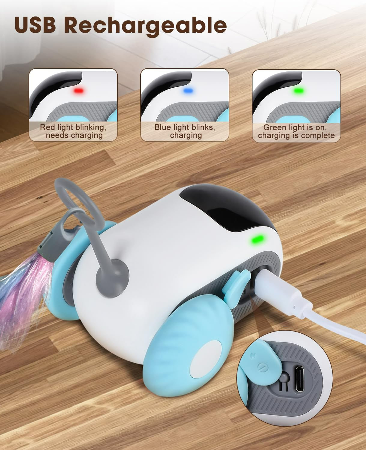 Black Reef Chase Car — Smart RC Interactive Cat Toy