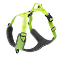 TRUE LOVE Adventure reflective dog harness dual leash attachment outdoor vest in yellow